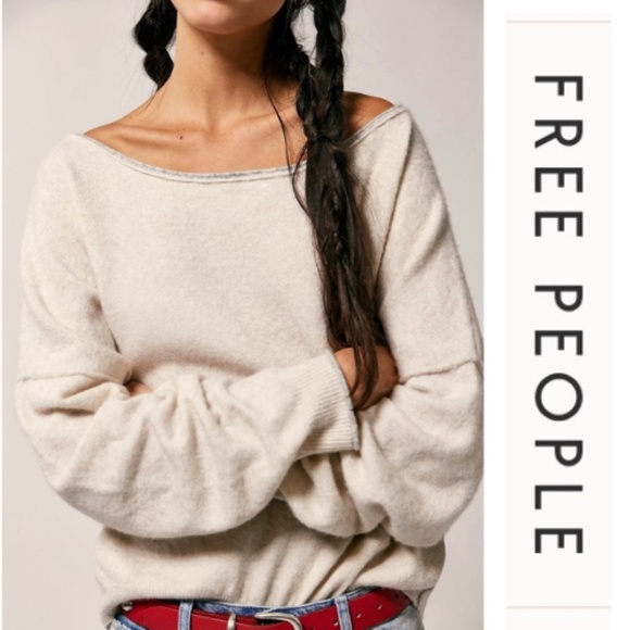 Free People See Me Softspun Pullover, M, PG1495 - Picture 3 of 6